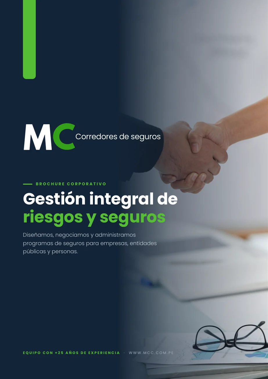 Brochure corporativo MC, página 1 de 7